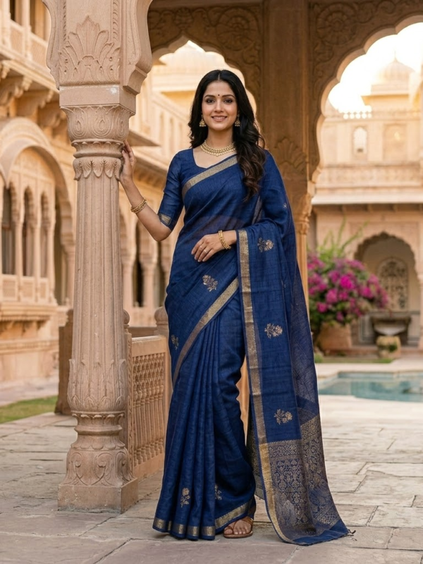 Royal Linen saree